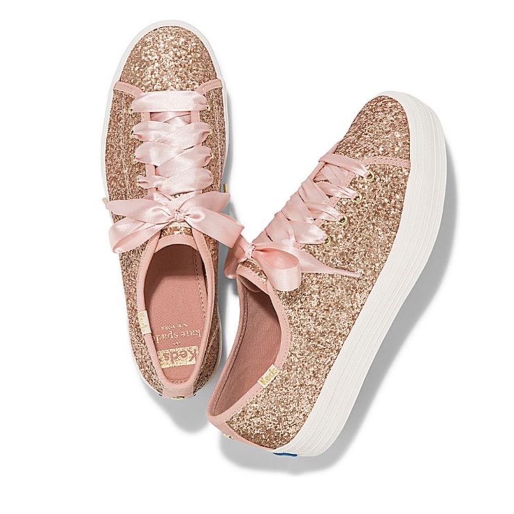 Kate Space x Keds Rose Gold Triple Decker Sneakers